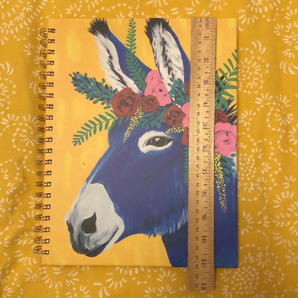 🍎Back to School NWOT donkey spiral notebook!